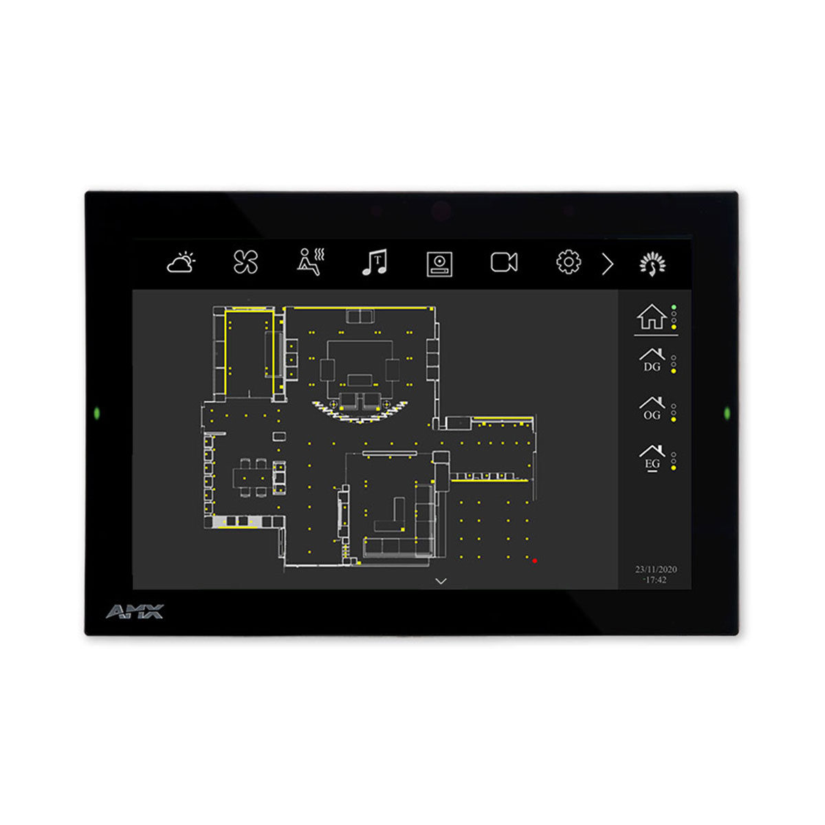 AMX-MD-1002-Wandtouchpanel